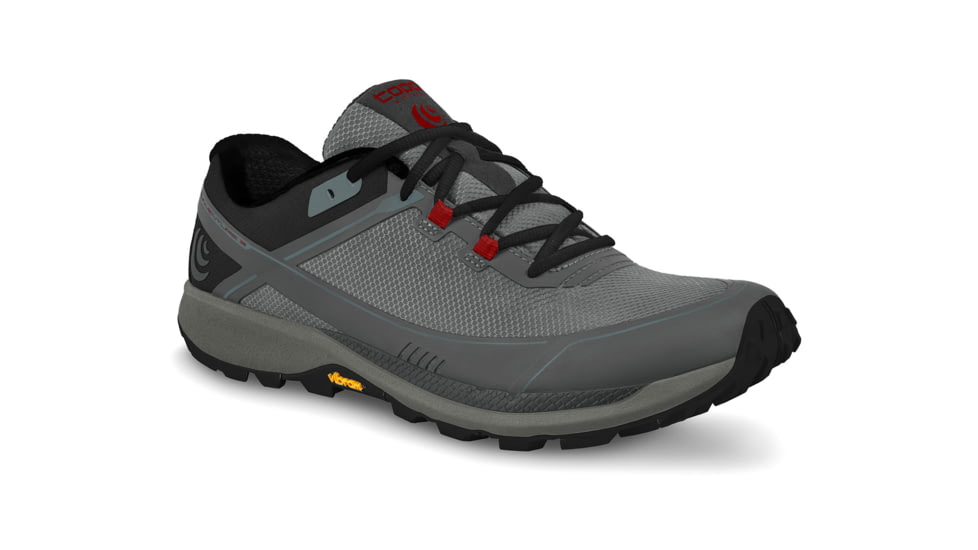 Topo Athletic M-Runventure 3 Trailrunning Shoes - Mens, Grey / Red, 13, M035-130-GRYRED