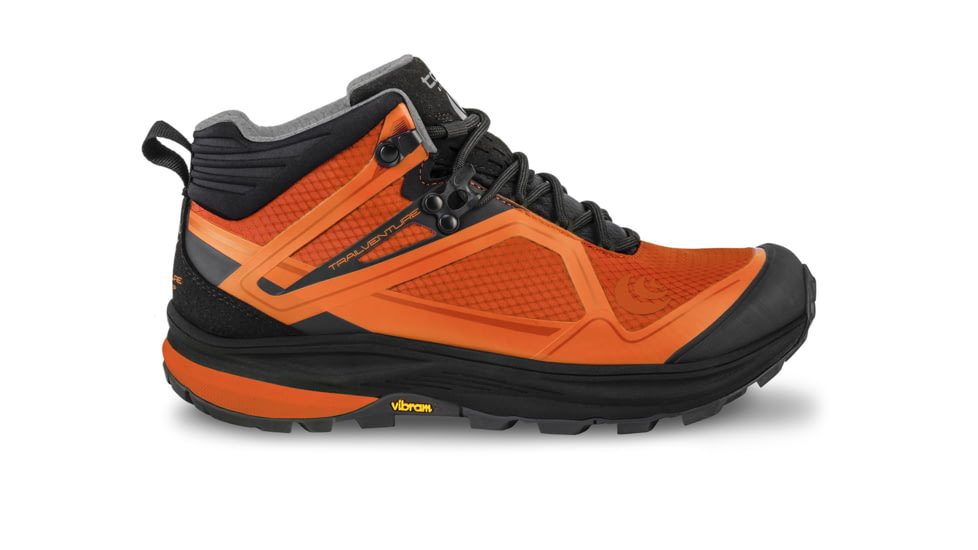 Topo Athletic M-Trailventure Hiking Boots - Mens, Orange / Black, 13, M036-130-ORGBLK
