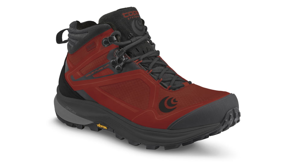 Topo Athletic M-Trailventure Waterproof Hiking Boots - Mens, Rust / Black, 8, M039-080-RUSBLK
