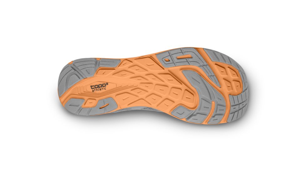 Topo Athletic Magnifly 2 - Womens, Grey / Peach, Medium, 10, W021-100-GRYPCH