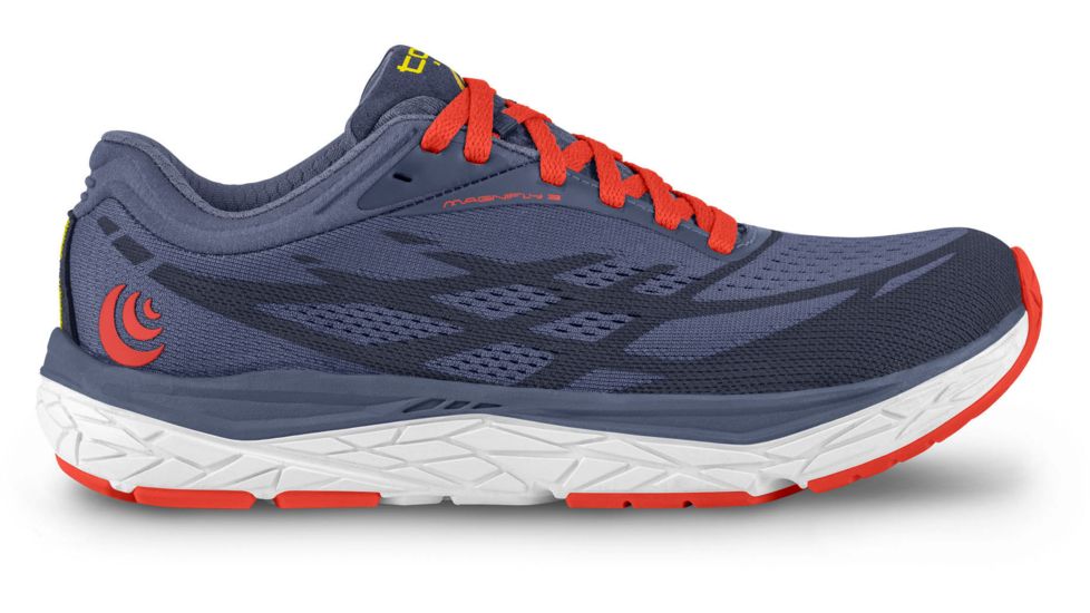 Topo Athletic Magnifly 3 Road Running Shoes - Womens, Iris/Coral, 10 US, W034-100-IRSCOR