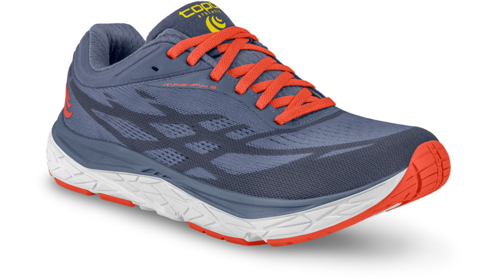 Topo Athletic Magnifly 3 Road Running Shoes - Womens, Iris/Coral, 10 US, W034-100-IRSCOR