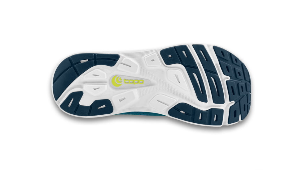 Topo Athletic Magnifly 5 Cushioned, Zero Drop Road Shoes - Mens, Blue/Green, 7.0 US, M070-070-BLUGRE