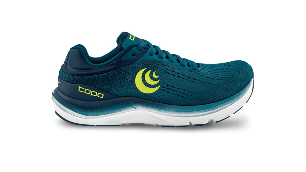 Topo Athletic Magnifly 5 Cushioned, Zero Drop Road Shoes - Mens, Blue/Green, 7.0 US, M070-070-BLUGRE