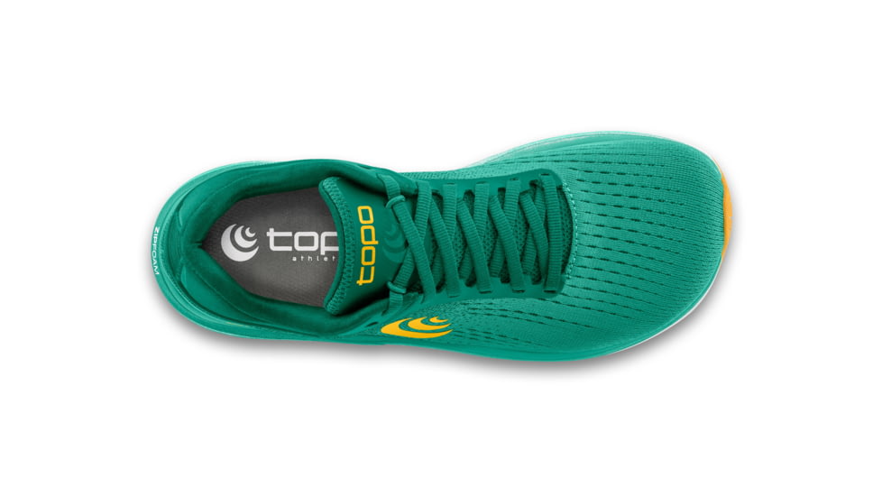 Topo Athletic Magnifly 5 Running Shoes - Womens, Teal/Gold, 7, W070-070-TEAGLD