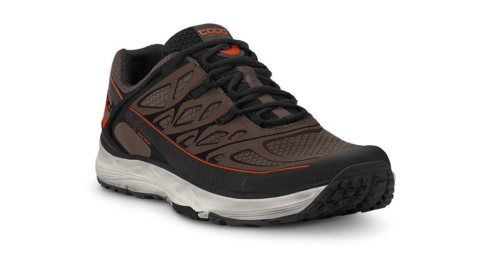 Topo Athletic MT-2 Trail Running Shoe - Men's-Brown/Black-Medium-8.5