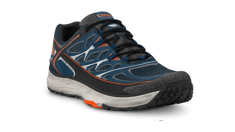 Topo Athletic MT-2 Trail Running Shoe - Men's-Navy/Grey-Medium-14