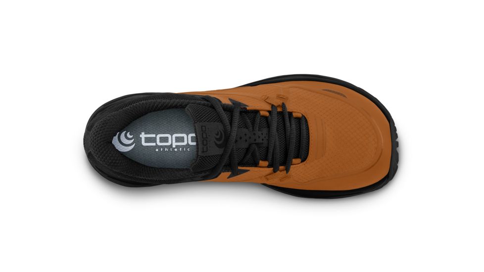 Topo Athletic MT-3 - Mens, Orange / Black, Medium, 9, M031-090-ORGBLK