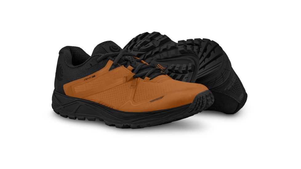 Topo Athletic MT-3 - Mens, Orange / Black, Medium, 9, M031-090-ORGBLK
