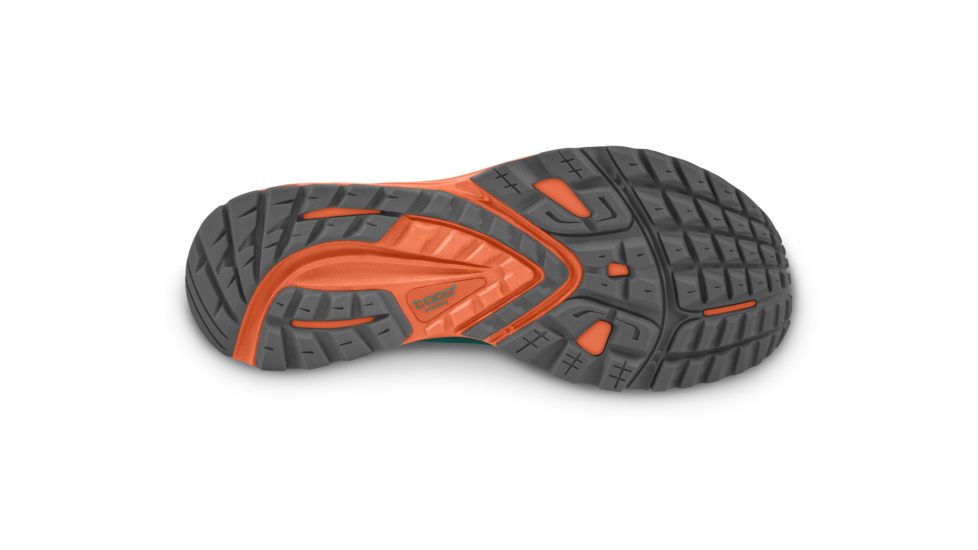 Topo Athletic MT-3 - Womens, Emerald / Orange, Medium, 6, W031-060-EMEORG