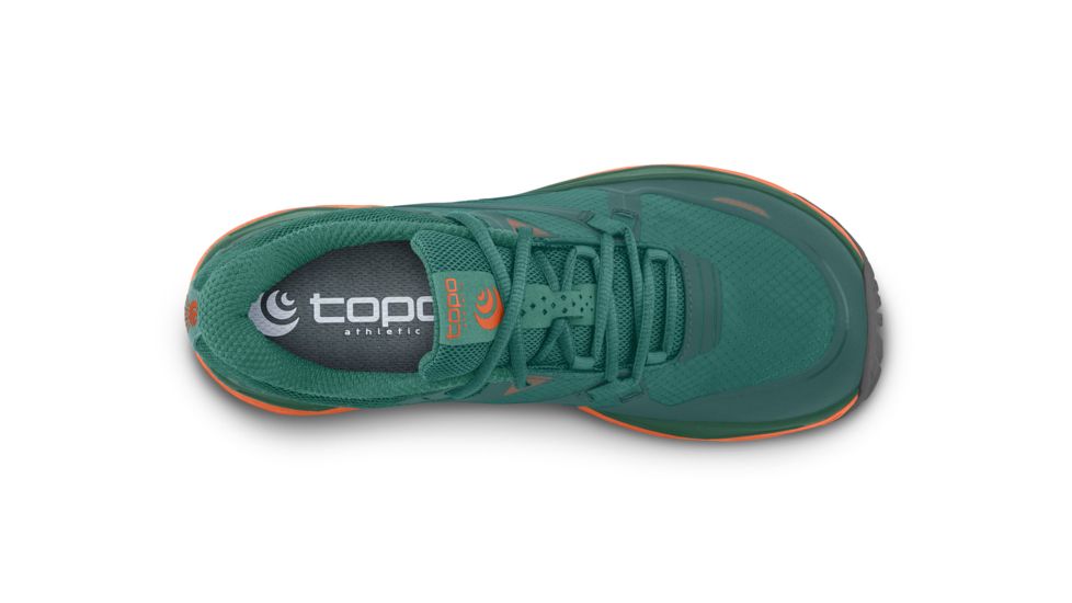 Topo Athletic MT-3 - Womens, Emerald / Orange, Medium, 6, W031-060-EMEORG