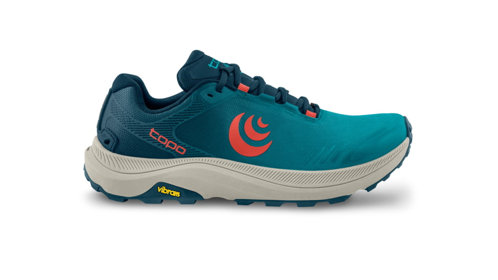 Topo Athletic MT-5 Running Trailrunning - Mens, Blue/Red, 9.5, M072-095-BLURED
