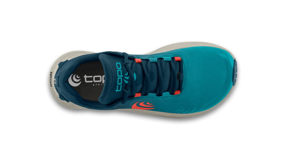 Topo Athletic MT-5 Running Trailrunning - Mens, Blue/Red, 9.5, M072-095-BLURED