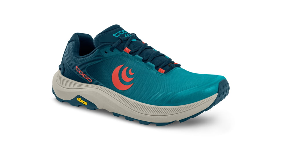 Topo Athletic MT-5 Running Trailrunning - Mens, Blue/Red, 9.5, M072-095-BLURED