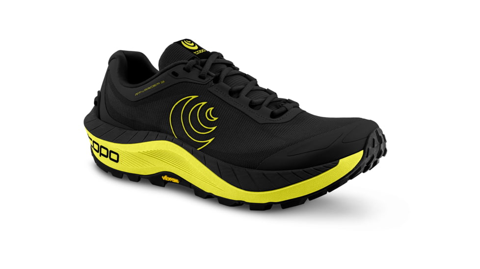 Topo Athletic MTN Racer 3 Road Running Shoe - Mens, Black/Lime, 10, M065-100-BLKLIM
