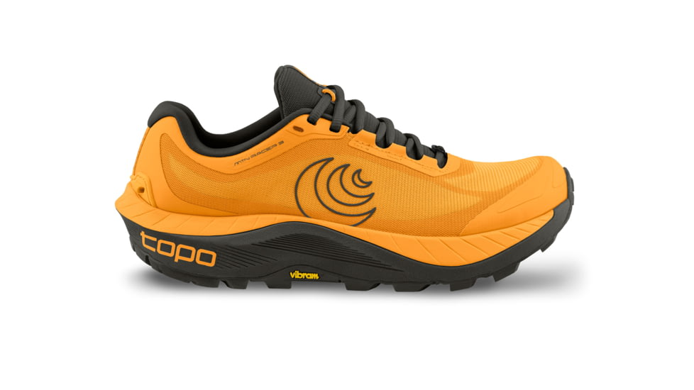 Topo Athletic MTN Racer 3 Road Running Shoe - Mens, Mango/Espresso, 12.5, M065-125-MANESP