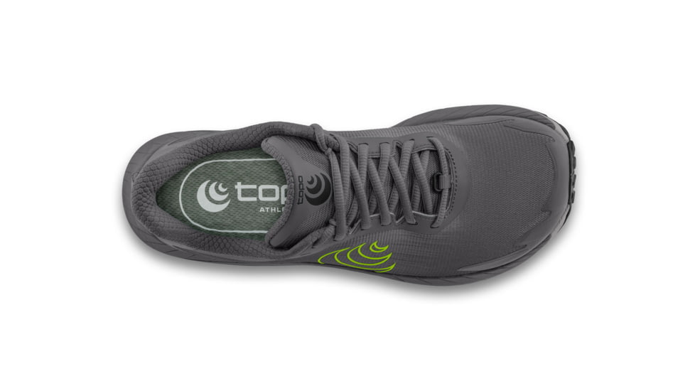 Topo Athletic MTN Racer 4 Trail Running Shoes - Mens, Grey/Lime, 11.0 US, M089-110-GRYLIM