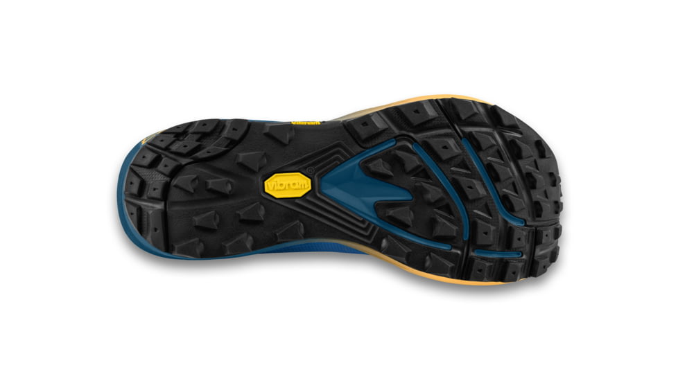 Topo Athletic MTN Racer 4 Trail Running Shoes - Mens, Navy/Orange, 11.5 US/Wide, M089-115W-NAVORG