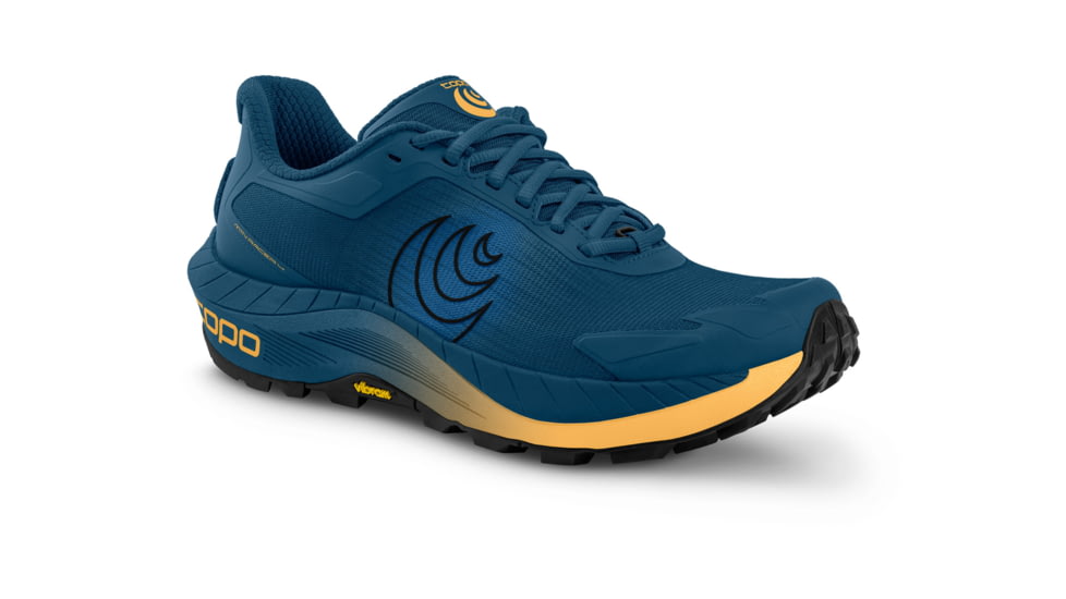 Topo Athletic MTN Racer 4 Trail Running Shoes - Mens, Navy/Orange, 11.5 US/Wide, M089-115W-NAVORG
