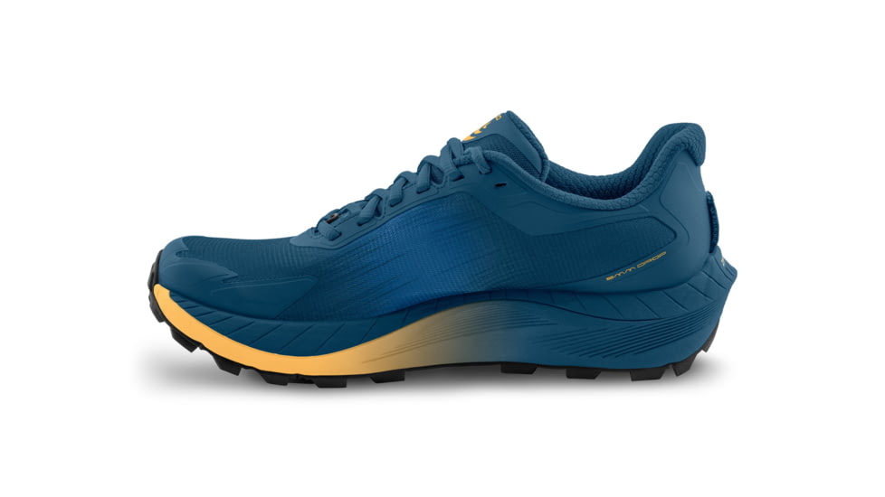 Topo Athletic MTN Racer 4 Trail Running Shoes - Mens, Navy/Orange, 11.5 US/Wide, M089-115W-NAVORG