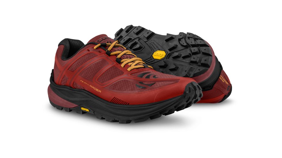 Topo Athletic MTN Racer - Mens, Red / Orange, Medium, 9, M033-090-REDORG