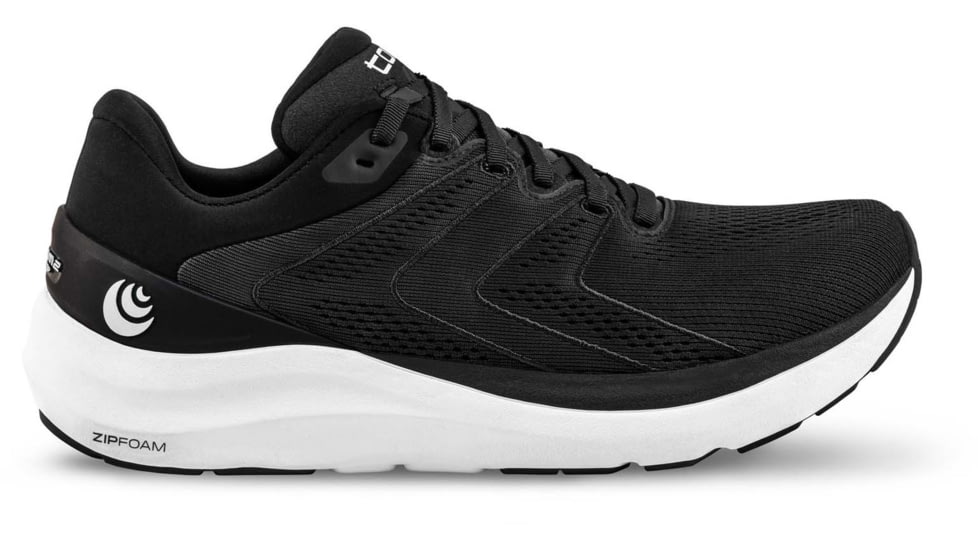 Topo Athletic Phantom 2 Road Running Shoes - Mens, Black/White, 9 US, M046-090-BLKWHT
