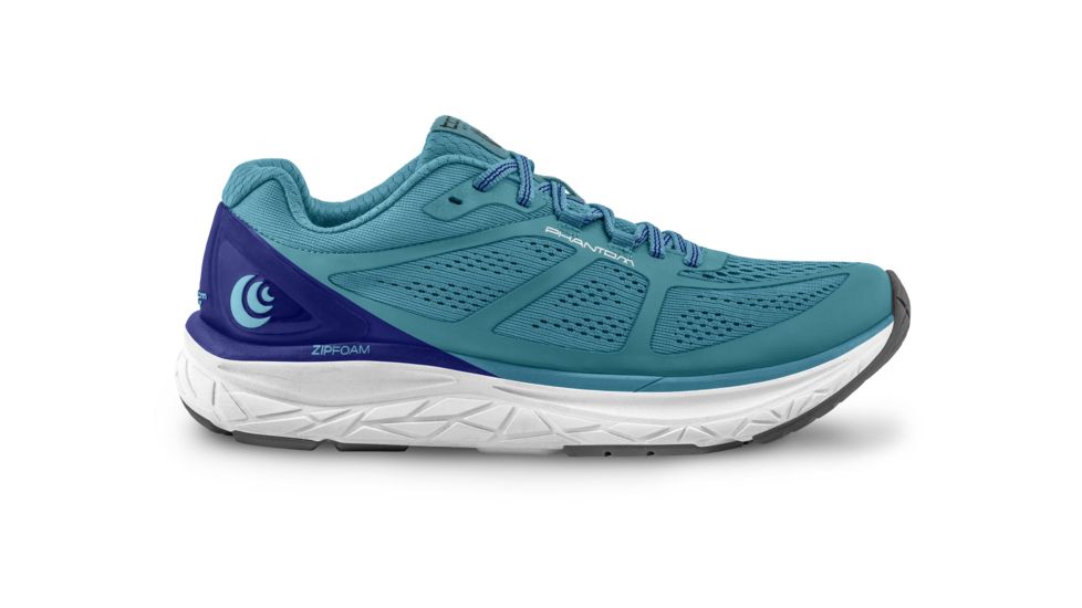 Topo Athletic Phantom - Womens, Aqua / Cobalt, Medium, 7.5, W032-075-AQUCOB