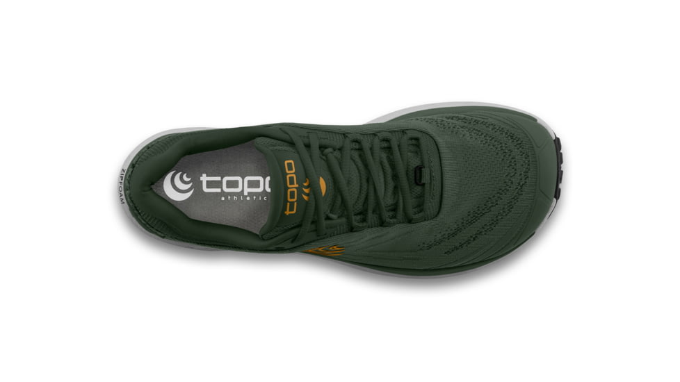 Topo Athletic Pursuit 2 Road Running Shoes - Mens, Green/Orange, 12, M077-120-GREORG