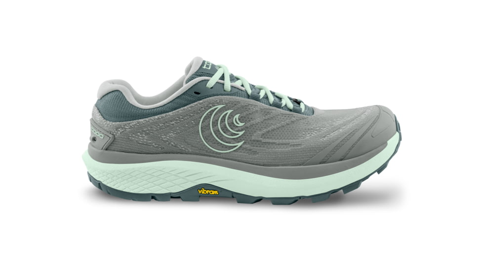 Topo Athletic Pursuit 2 Road Running Shoes - Womens, Grey/Mint, 7, W077-070-GRYMNT
