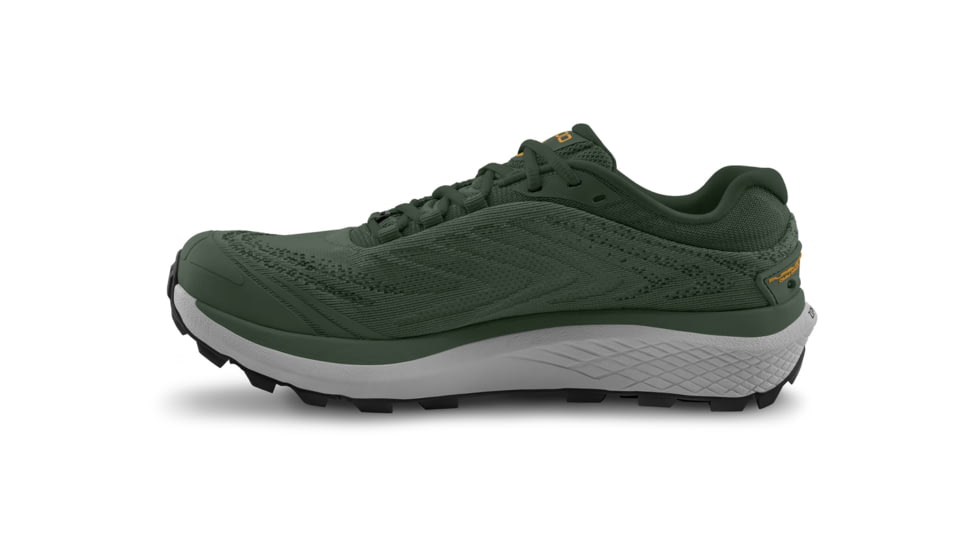 Topo Athletic Pursuit 2 Zero Drop Cushioned Trail Running Shoes - Mens, Green/Orange, 7.5 US, M077-075-GREORG