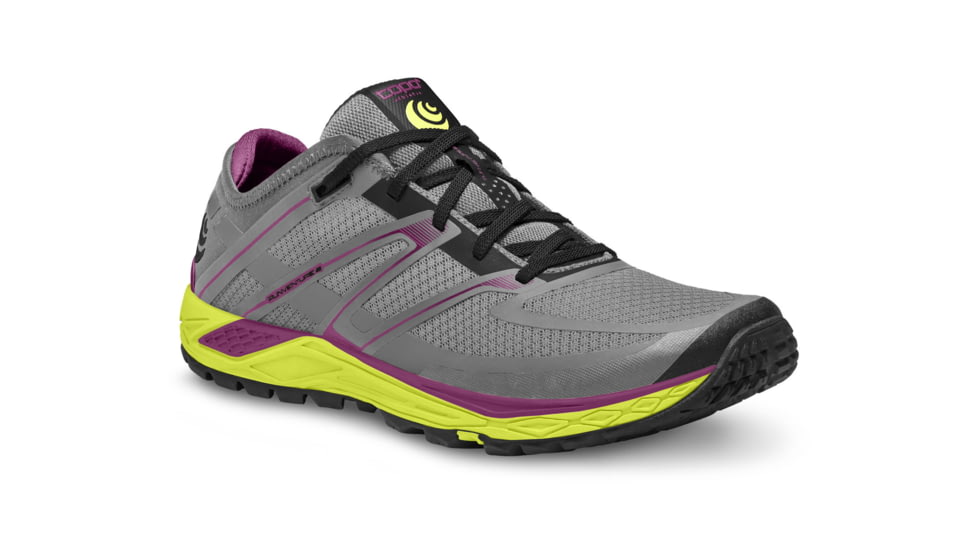 Topo Athletic Runventure 2 Trail Running Shoes - Womens, Grey/Yellow, 11 US W022-110-GRYYEL