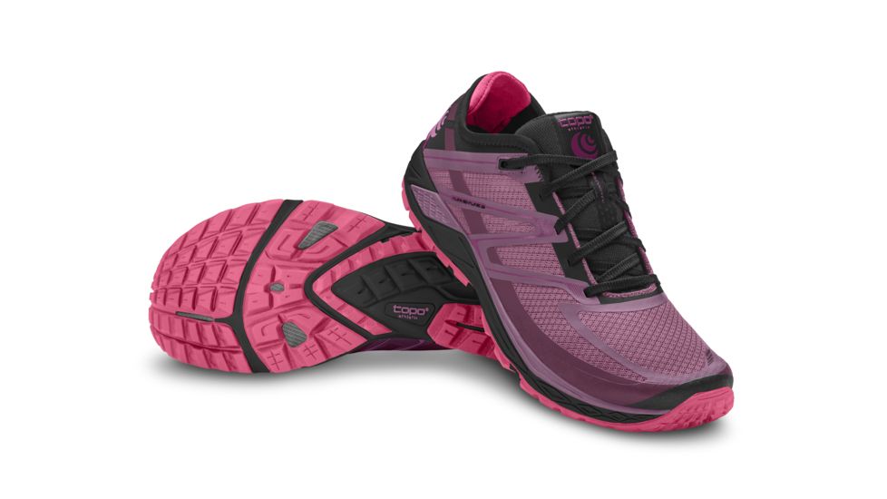 Topo Athletic Runventure 2 - Womens, Raspberry / Black, Medium, 10, W022-100-RASBLK