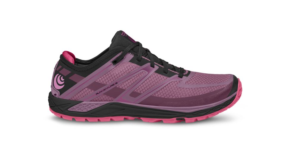 Topo Athletic Runventure 2 - Womens, Raspberry / Black, Medium, 10, W022-100-RASBLK