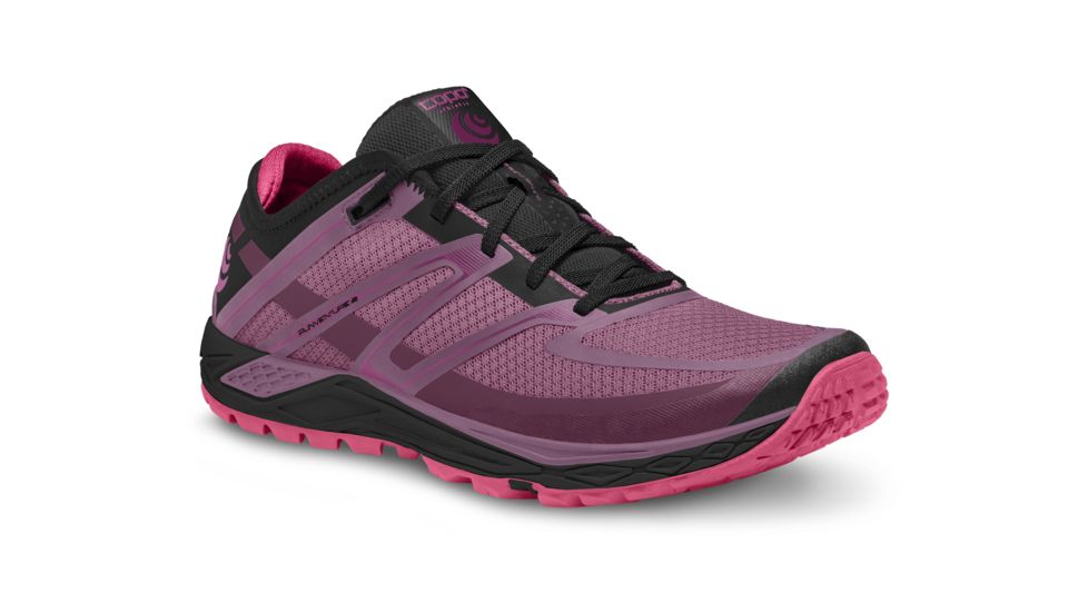 Topo Athletic Runventure 2 - Womens, Raspberry / Black, Medium, 9, W022-090-RASBLK