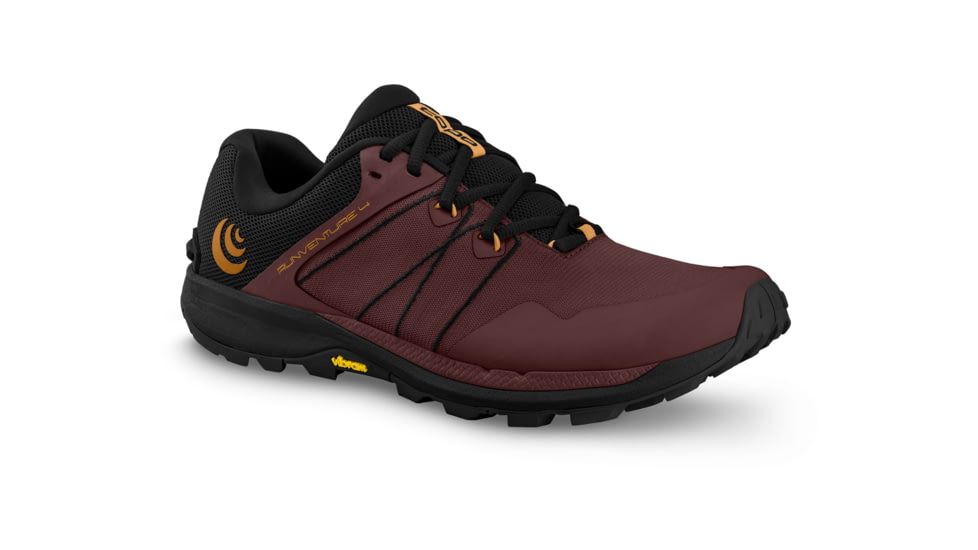 Topo Athletic Runventure 4 Trailrunning Shoes - Mens, Garnet/Black, 10.5, M055-105-GARBLK