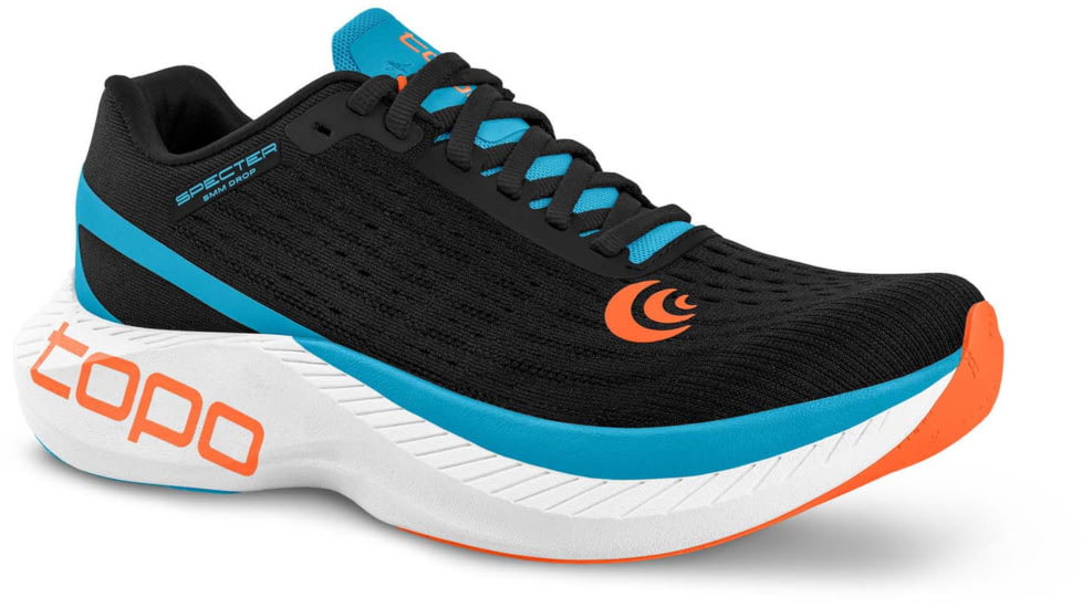 Topo Athletic Specter Road Running Shoes - Mens, Black/Blue, 12.5, M058-125-BLKBLU
