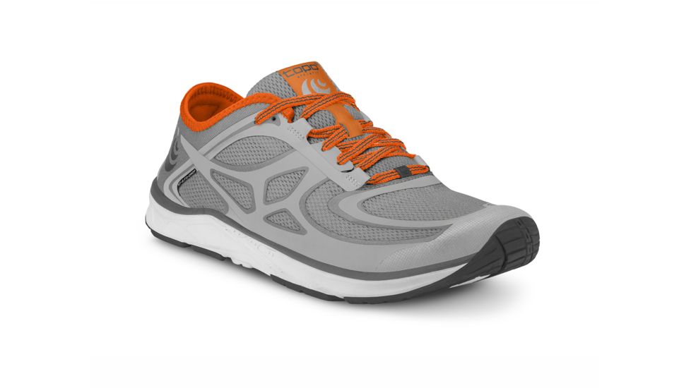 Topo Athletic ST-2 Men's Road Running Shoes, Grey/Orange  M017