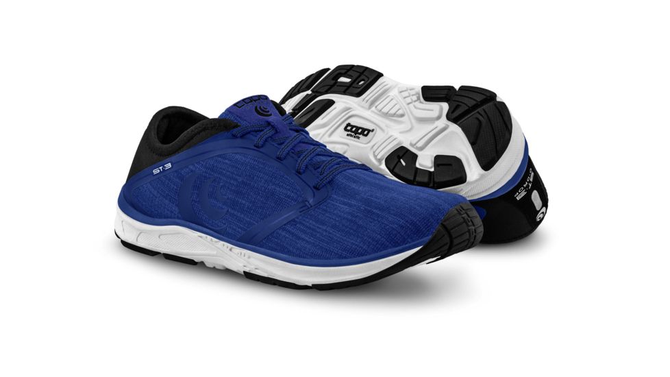 Topo Athletic ST-3 - Womens, Blue / White, Medium, 8, W026-080-BLUWHT