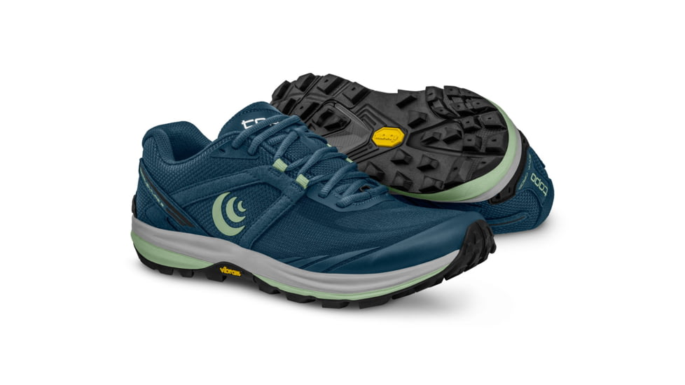 Topo Athletic Terraventure 3 Trailrunning Shoes - Womens, Denim/Mint, 10.5, W048-105-DENMNT