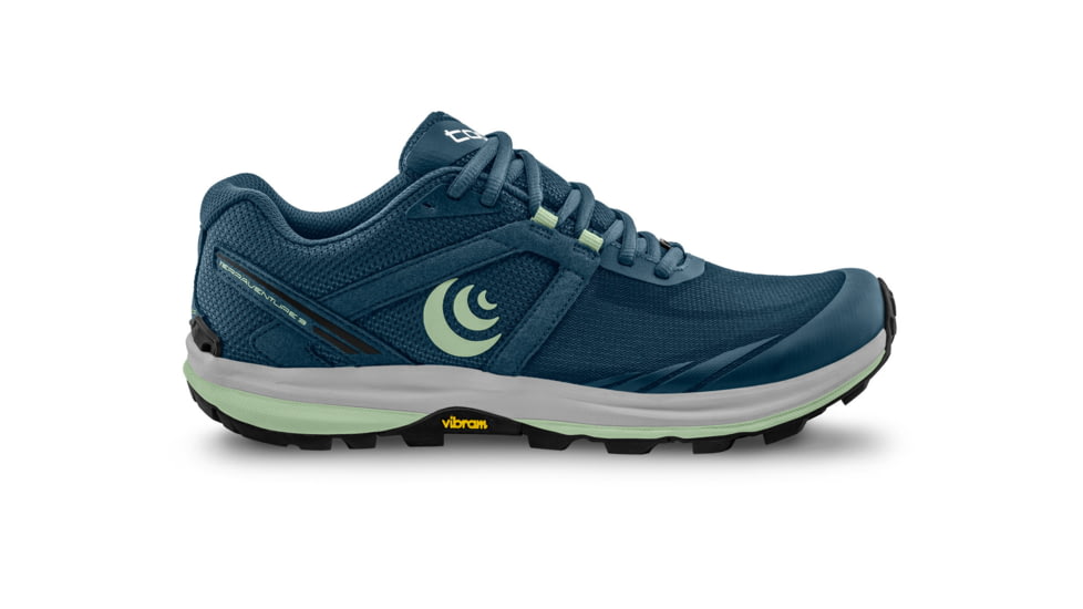 Topo Athletic Terraventure 3 Trailrunning Shoes - Womens, Denim/Mint, 10.5, W048-105-DENMNT