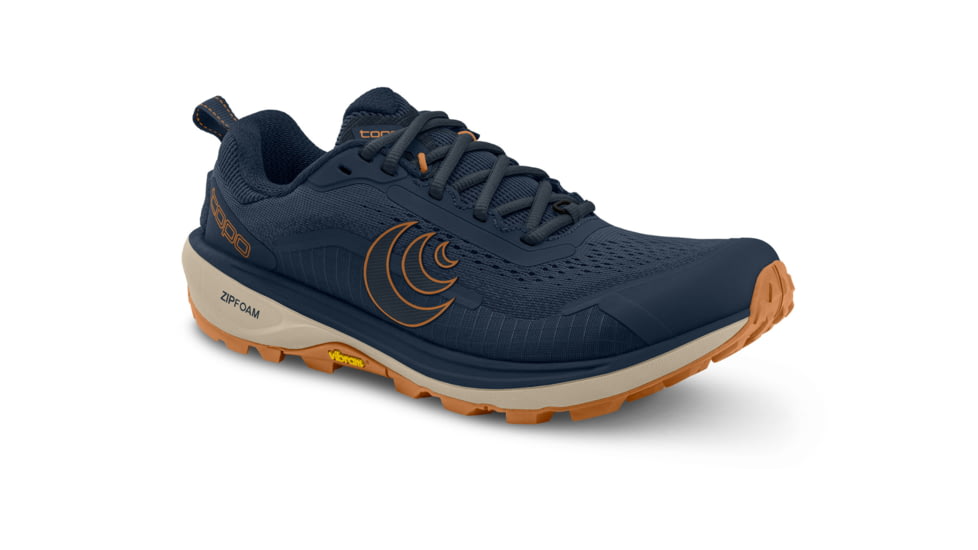Topo Athletic Terraventure 5 Trailrunning Shoes - Men's, Navy / Orange, 8, M092-080-NAVORG