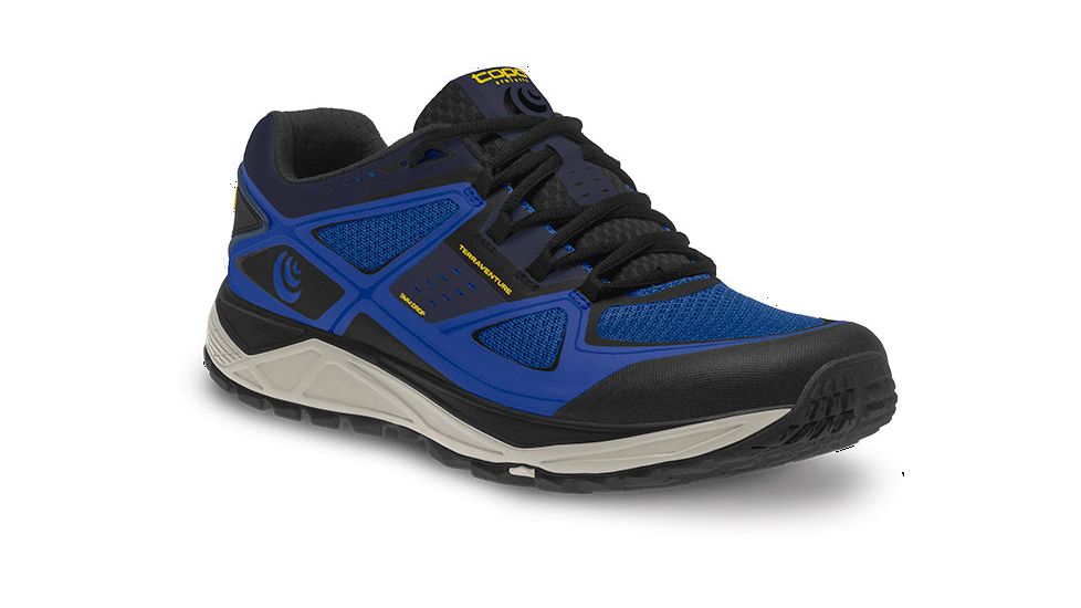 Topo Athletic Terraventure Trail Running Shoe - Men's-Blue/Black-Medium-10.5