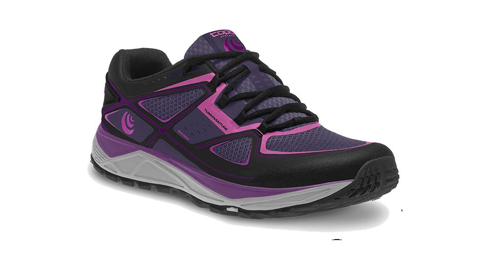Topo Athletic Terraventure Trail Running Shoe - Women's-Purple/Black-Medium-6.5