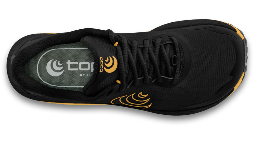 Topo Athletic MTN Racer 4 Trailrunning Shoes - Men's, Black / Yellow, 10, M089-100-BLKYEL