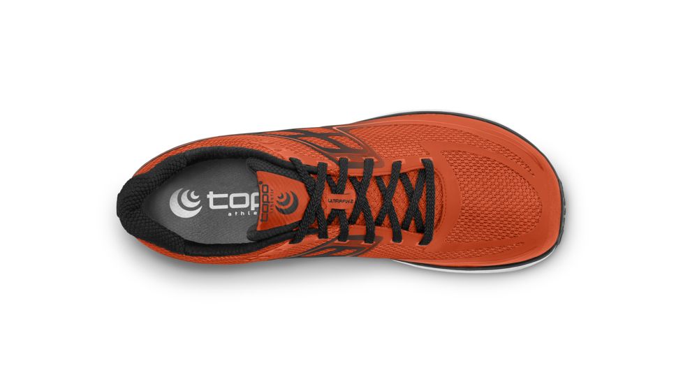 Topo Athletic Ultrafly 2 - Mens, Orange / Navy, Medium, 10, M024-100-ORGNAV