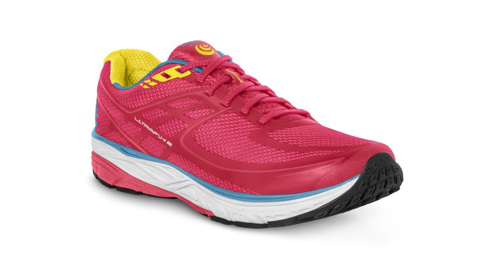Topo Athletic Ultrafly 2 - Womens, Pink / Yellow, Medium, 9.5, W024-095-PNKYEL