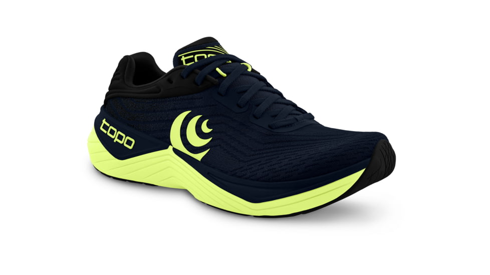 Topo Athletic Ultrafly 5 Road Running Shoes - Mens, Navy/Lime, 10, M076-100-NAVLIM