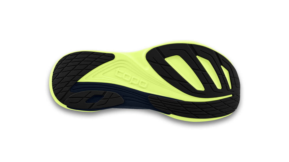 Topo Athletic Ultrafly 5 Stability Trainers - Mens, Navy/Lime, 7.5 US, M076-075-NAVLIM