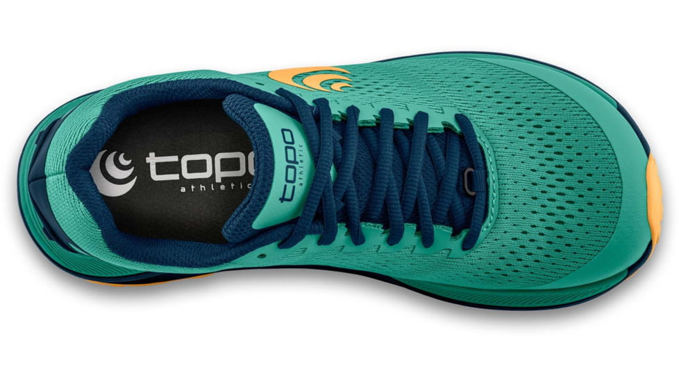 Topo Athletic Ultraventure 3 Road Running Shoes - Womens, Teal/Orange, 7.5, W060-075-TEAORG