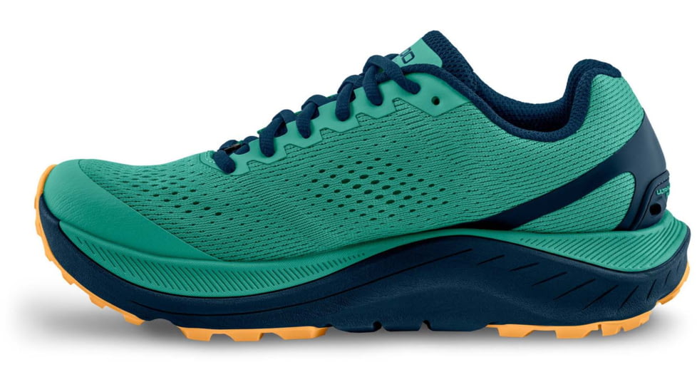 Topo Athletic Ultraventure 3 Road Running Shoes - Womens, Teal/Orange, 7.5, W060-075-TEAORG